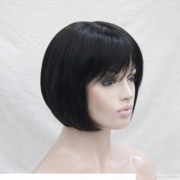 2017 new super fashion charming monofilament off black human hair short straight bob full wig
2017 new super fashion charming monofilament off black human hair short straight bob full wig