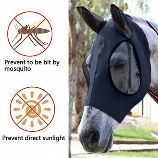 anti-mosquito equine cover comfortable anti fly mesh mask for horse head ear protects 3pcs 
anti-mosquito equine cover comfortable anti fly mesh mask for horse head ear protects 3pcs