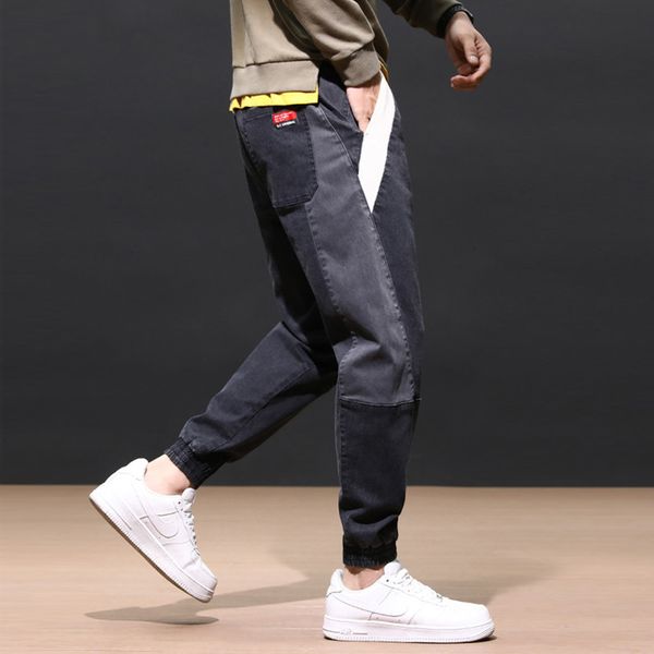2021 new fashion streetwear men jeans loose fit spliced designer casual denim cargo pants hip hop joggers wide leg trousers hy2, Blue
2021 new fashion streetwear men jeans loose fit spliced designer casual denim cargo pants hip hop joggers wide leg trousers hy2, Blue