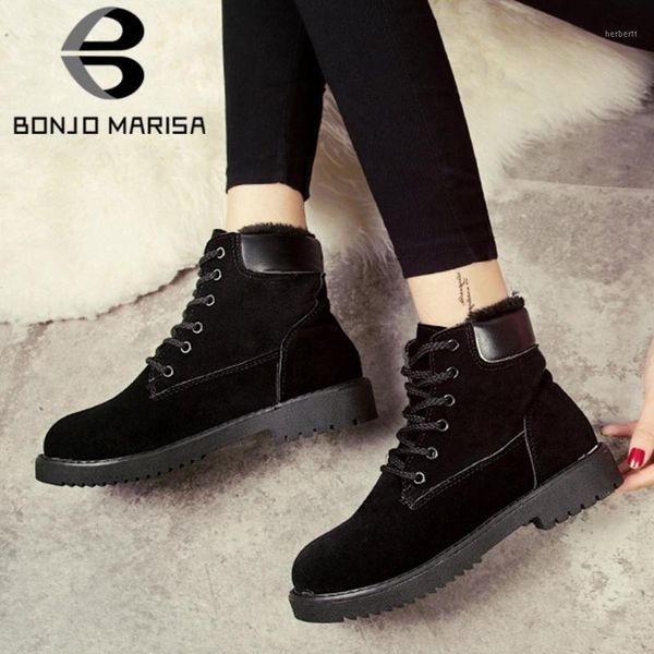 boots bonjomarisa female short plush add fur ankle shoes lace flock sewing low heel women 2021 winter woman1, Black
boots bonjomarisa female short plush add fur ankle shoes lace flock sewing low heel women 2021 winter woman1, Black