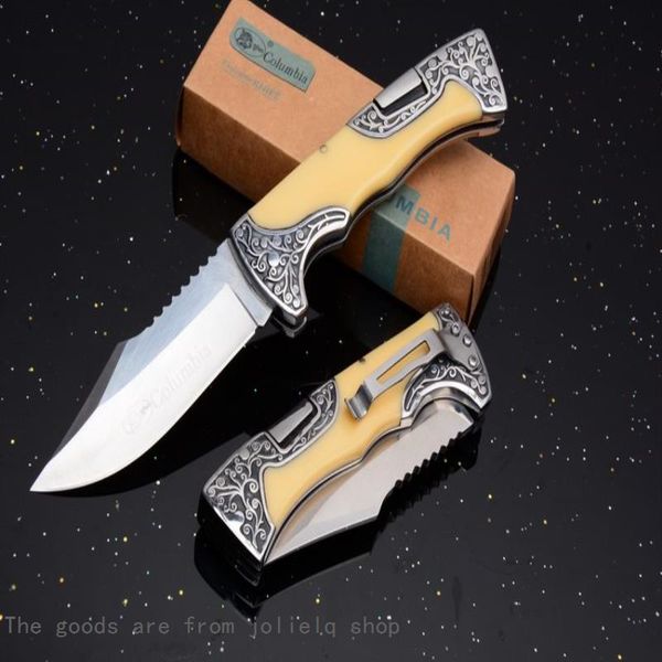 colombia tactical wolf a3157 folding 3cr13mov 2018 knife bone handle fast open outdoor camping hunting survival pocket knife qynf jy+8v
colombia tactical wolf a3157 folding 3cr13mov 2018 knife bone handle fast open outdoor camping hunting survival pocket knife qynf jy+8v