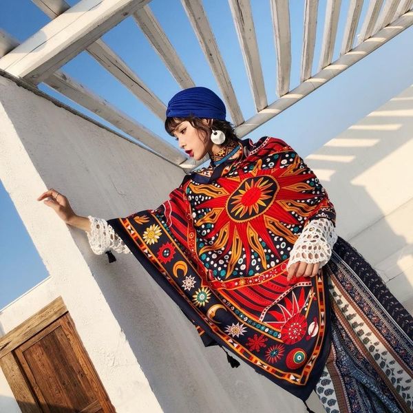 scarves women vintage red scarf mori girls autumn spring mexico style hippie design long print neck muffler cape shawl, Blue;gray
scarves women vintage red scarf mori girls autumn spring mexico style hippie design long print neck muffler cape shawl, Blue;gray