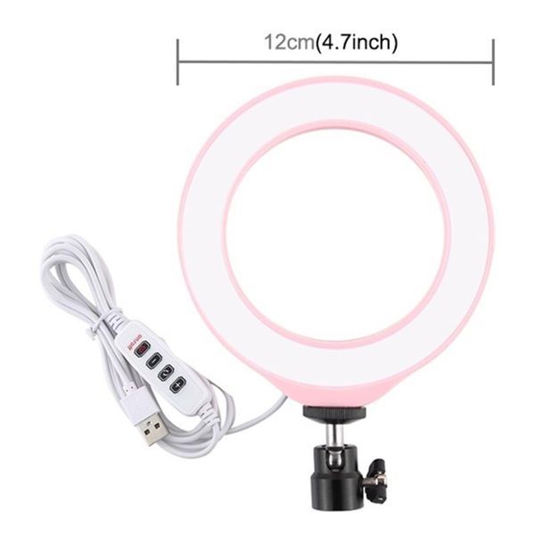 flash heads 4.7 inch/12cm usb 3 modes dimmable pography selfie ring light led video for blogger&cold shoe tripod ball head
flash heads 4.7 inch/12cm usb 3 modes dimmable pography selfie ring light led video for blogger&cold shoe tripod ball head