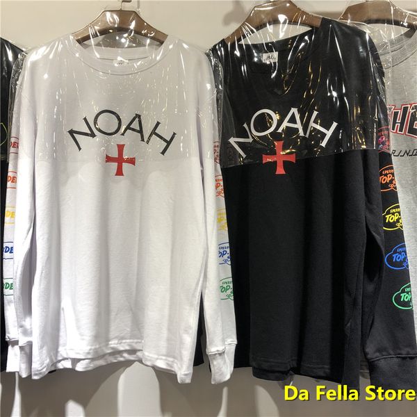 2020 long sleeve men women classic cross noah t-shirts asian size sperry sider t-shirt streetwear tee, White;black
2020 long sleeve men women classic cross noah t-shirts asian size sperry sider t-shirt streetwear tee, White;black
