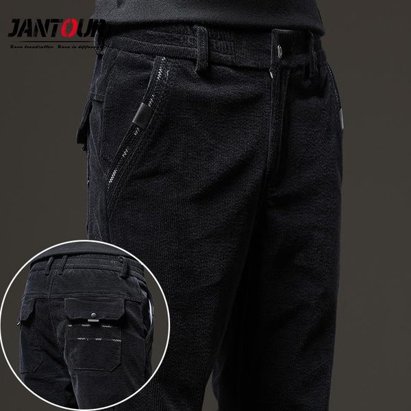 men's pants brand men clothing corduroy autumn winter pantalon homme elasticity regular thicken trousers black size 28-38
men's pants brand men clothing corduroy autumn winter pantalon homme elasticity regular thicken trousers black size 28-38