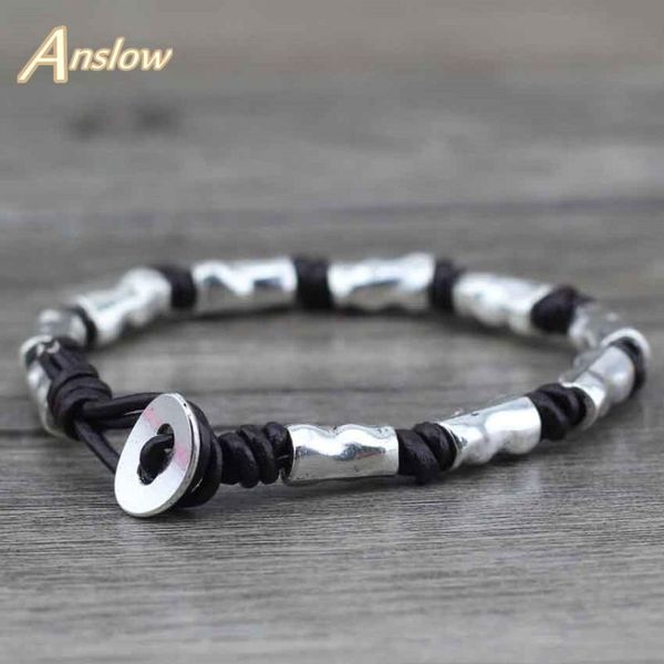anslow new designer items handmade zinc alloy beads bijoux charm genuine leather bracelet for women men kids gift low0377lb, Golden;silver
anslow new designer items handmade zinc alloy beads bijoux charm genuine leather bracelet for women men kids gift low0377lb, Golden;silver