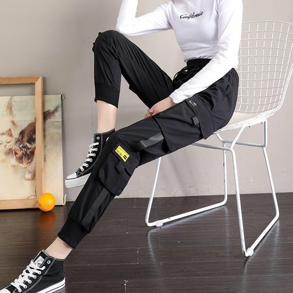 summer black cargo pants women high wasit sweatpants women capris korean pants harajuku trousers pantalon femme mujer, Black;white
summer black cargo pants women high wasit sweatpants women capris korean pants harajuku trousers pantalon femme mujer, Black;white