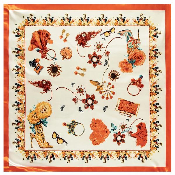 large hijab scarves for women flower print silk satin scarf female 90cmx90cm square shawls head scarfs for ladies, Blue;gray
large hijab scarves for women flower print silk satin scarf female 90cmx90cm square shawls head scarfs for ladies, Blue;gray