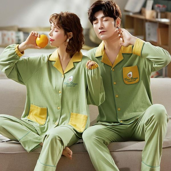 winter couple pajamas cotton cardigan pajamas sets cute green avocado couple sleepwear men & women casual pocket home clothing, Black;brown
winter couple pajamas cotton cardigan pajamas sets cute green avocado couple sleepwear men & women casual pocket home clothing, Black;brown