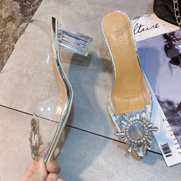 2020 summer transparent high heels sandals women slip-on pointed toe pumps shoes fashion comfort silver women party sandals #u98h, Black
2020 summer transparent high heels sandals women slip-on pointed toe pumps shoes fashion comfort silver women party sandals #u98h, Black