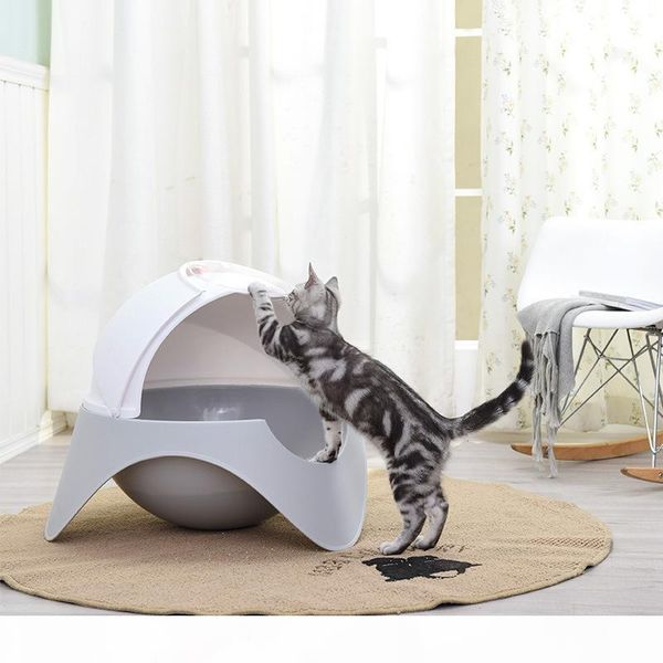 new design of space cat litter basin closed cat toilet clean sanitary bedpan odor-proof
new design of space cat litter basin closed cat toilet clean sanitary bedpan odor-proof