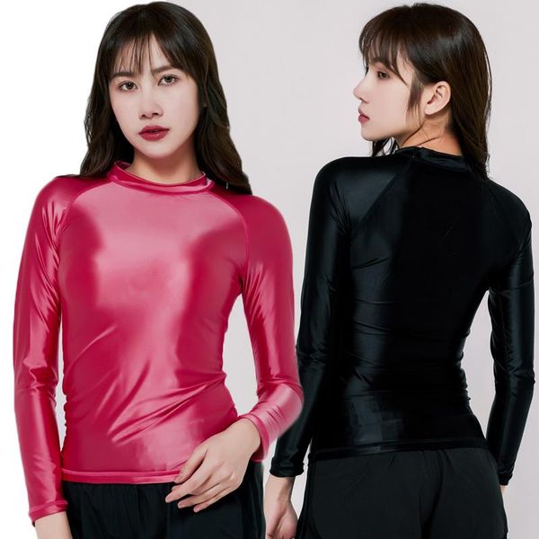 xckny new colour tight long sleeve oil glossy silky bottom shirt casual versatile long sleeve swimsuit
xckny new colour tight long sleeve oil glossy silky bottom shirt casual versatile long sleeve swimsuit