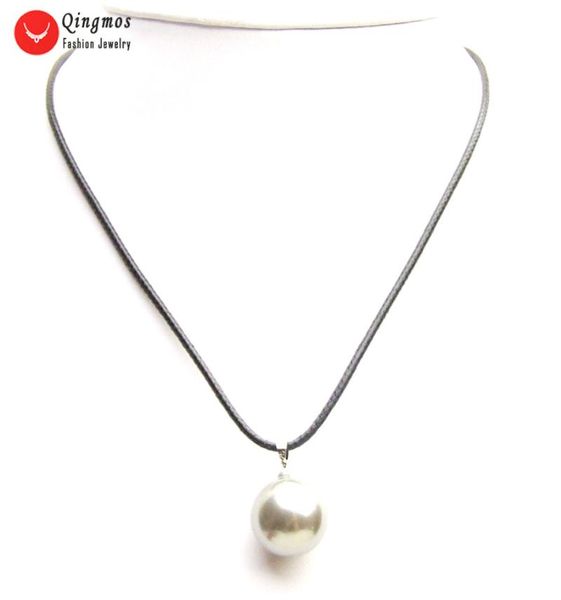 pendant necklaces qingmos sea shell pearl necklace for women with 18mm round gray jewelry chokers 17-18" cord, Silver
pendant necklaces qingmos sea shell pearl necklace for women with 18mm round gray jewelry chokers 17-18" cord, Silver