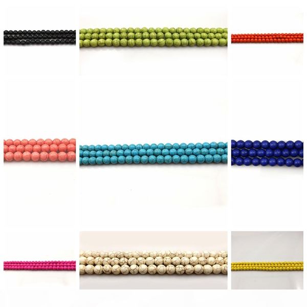 8mm turquoise loose beads for jewelry diy 11 various colors pack of 250pcs, Black
8mm turquoise loose beads for jewelry diy 11 various colors pack of 250pcs, Black
