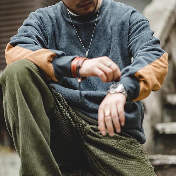 maden warm fleece sweatshirts for men polar pullover loose splicing jacket casual sweatshirarajuku coat sportswear man clothing, Black
maden warm fleece sweatshirts for men polar pullover loose splicing jacket casual sweatshirarajuku coat sportswear man clothing, Black