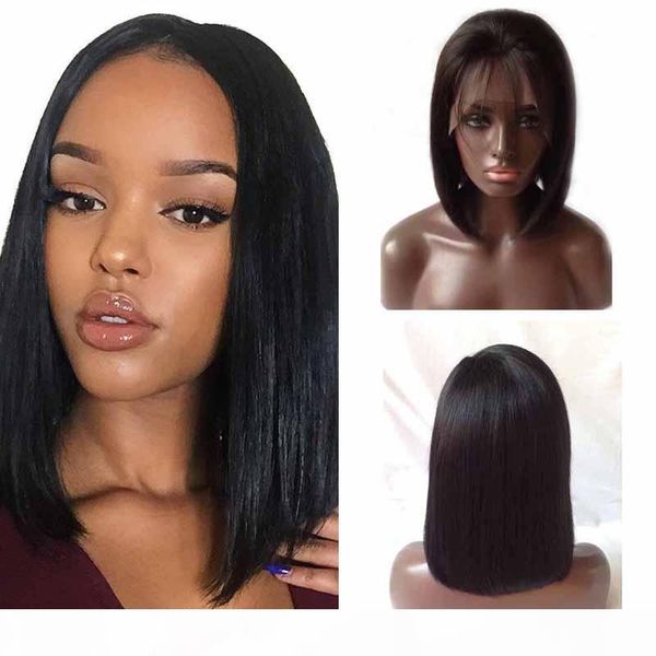brazilian short human hair wigs with baby hair silky straight brazilian virgin hair pre plucked lace front bob wigs for black women, Black;brown
brazilian short human hair wigs with baby hair silky straight brazilian virgin hair pre plucked lace front bob wigs for black women, Black;brown
