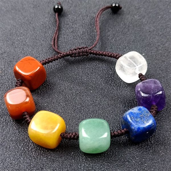 natural crystal stone agate bracelet seven chakra square braided gem palm reiki healing crystal gem yoga power stone bracelet 168 j2
natural crystal stone agate bracelet seven chakra square braided gem palm reiki healing crystal gem yoga power stone bracelet 168 j2