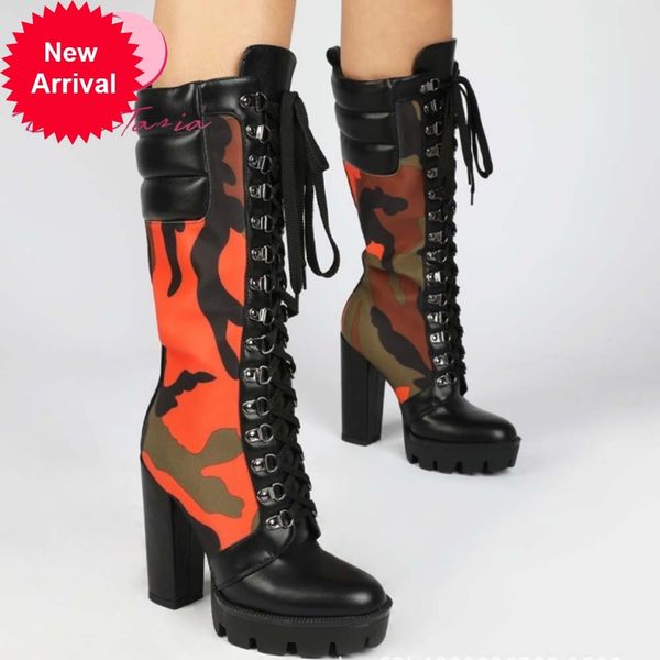 2021 the new big size 36-43 new ladies thick stilettos mid calf colours mixed boots women's shoes ehmz, Black
2021 the new big size 36-43 new ladies thick stilettos mid calf colours mixed boots women's shoes ehmz, Black