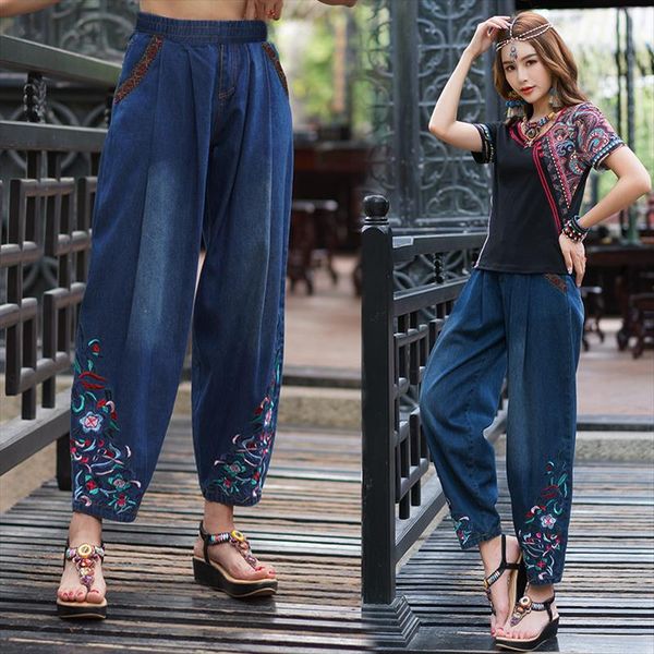 ethnic jeans 2020 women autumn spring bohemian hippie original long embroidery denim wide leg pant trousers chinese clothing, Blue
ethnic jeans 2020 women autumn spring bohemian hippie original long embroidery denim wide leg pant trousers chinese clothing, Blue