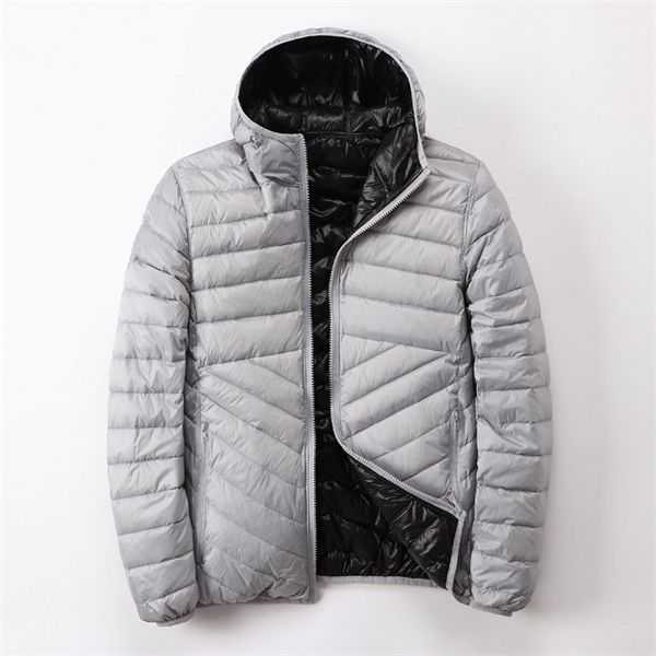 schinteon men white duck down jacket ultra light thin coat with hood two side wearing outerwear 2020 new q1217, Black
schinteon men white duck down jacket ultra light thin coat with hood two side wearing outerwear 2020 new q1217, Black