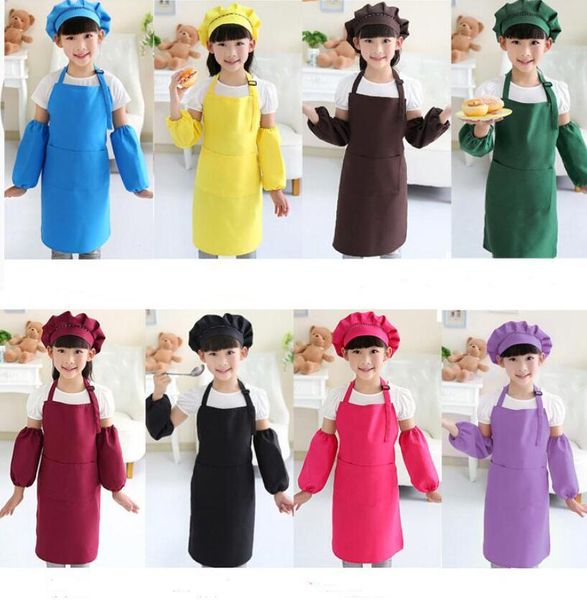 hat sleeve 1set=apron pocket + craft cooking baking art painting kitchen dining bib children kids aprons 12 colors
hat sleeve 1set=apron pocket + craft cooking baking art painting kitchen dining bib children kids aprons 12 colors