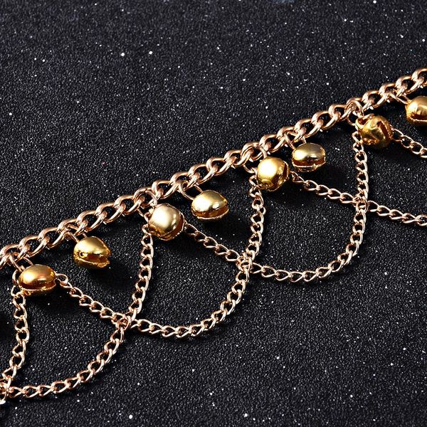 2017 new women gril tassel chain bells sound gold metal chain anklet ankle bracelet foot chain jewelry beach anklet wmtfkh, Silver
2017 new women gril tassel chain bells sound gold metal chain anklet ankle bracelet foot chain jewelry beach anklet wmtfkh, Silver