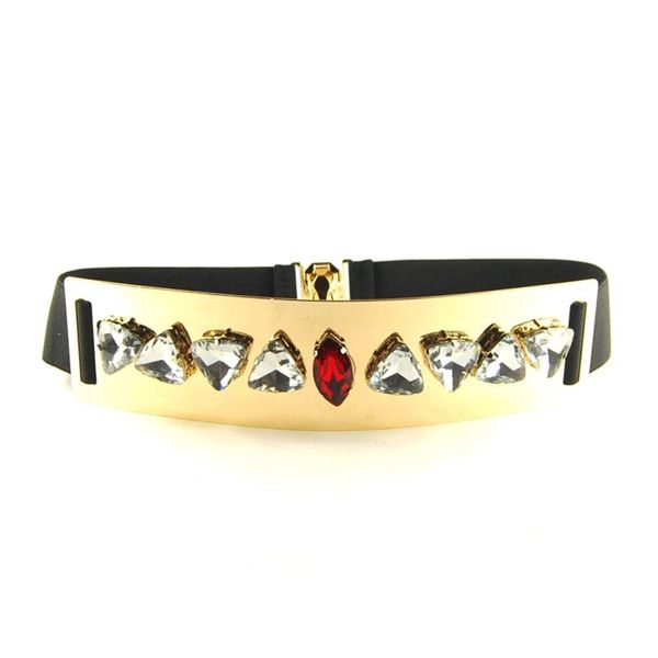 cintos femininos gold metal buckle with rhinestones 4cm wide elastic belt for women dress accessories new 2021, Black;brown
cintos femininos gold metal buckle with rhinestones 4cm wide elastic belt for women dress accessories new 2021, Black;brown