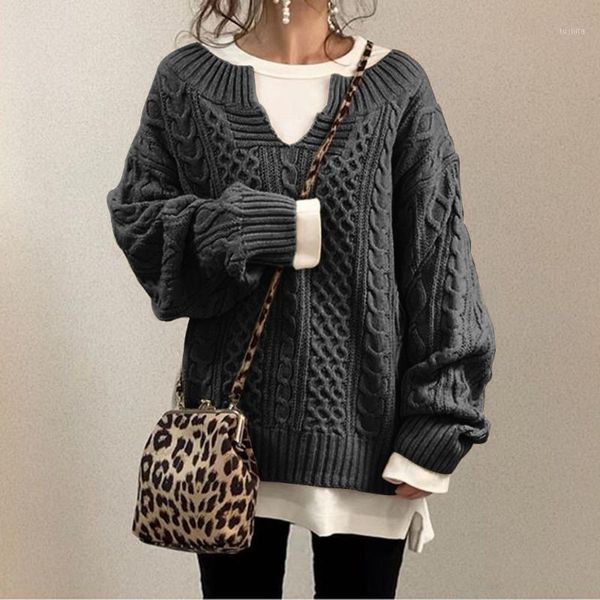 loose autumn sweater women 2020 new korean elegant knitted sweater oversized warm female pullovers fashion solid 1, White;black
loose autumn sweater women 2020 new korean elegant knitted sweater oversized warm female pullovers fashion solid 1, White;black