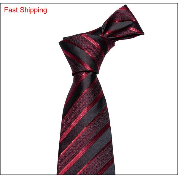 fast shipping ties mens 100% silk designers fashion black red stripes tie hanky cufflinks sets for mens formal wed qylfxw queen66, Black;blue
fast shipping ties mens 100% silk designers fashion black red stripes tie hanky cufflinks sets for mens formal wed qylfxw queen66, Black;blue