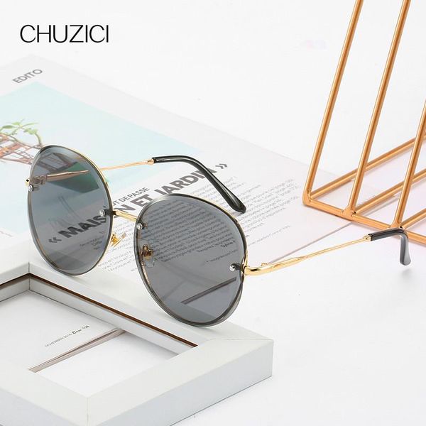 sunglasses chuzici arrival oversize frameless women ladies fashion thin face glasses uv400, White;black
sunglasses chuzici arrival oversize frameless women ladies fashion thin face glasses uv400, White;black