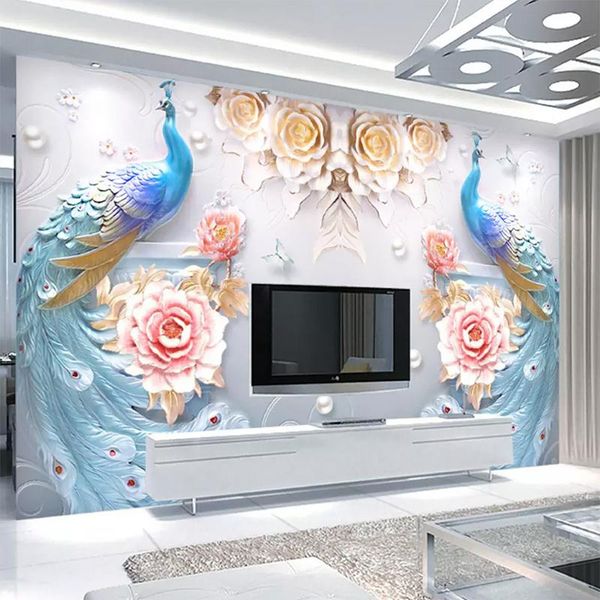 p wallpapers embossed flowers modern minimalist peacock mural living room sofa home decoration wall cloth wall paper for 3d
p wallpapers embossed flowers modern minimalist peacock mural living room sofa home decoration wall cloth wall paper for 3d