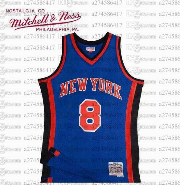 men's basketball new city york team 8 latrell sprewell mitchell & ness 1998-99 hardwoods classics retro jersey, Black;red
men's basketball new city york team 8 latrell sprewell mitchell & ness 1998-99 hardwoods classics retro jersey, Black;red