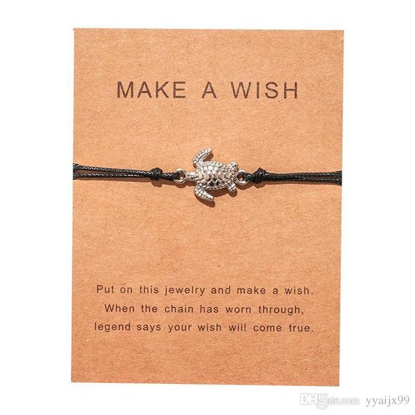 women new charm make a bangles bracelets & turtle jewelry with message card woven adjustable bracelet
women new charm make a bangles bracelets & turtle jewelry with message card woven adjustable bracelet