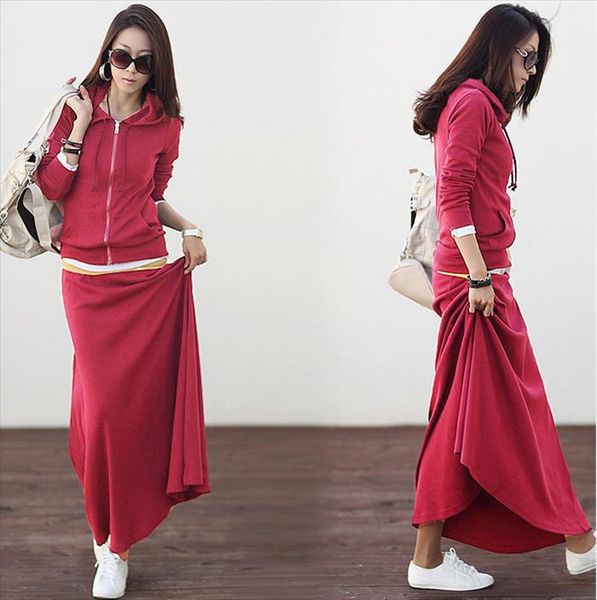 wholesale 2017 spring women casual sweatshirt and long skirt suit ladies work wear hoody and skirt 2 pieces set, Gray
wholesale 2017 spring women casual sweatshirt and long skirt suit ladies work wear hoody and skirt 2 pieces set, Gray