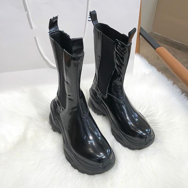 boots deat 2021 spring summer fashion round muffin thick solid color soled heel square head short women sh554, Black
boots deat 2021 spring summer fashion round muffin thick solid color soled heel square head short women sh554, Black