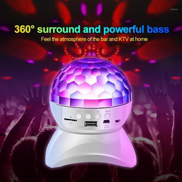 bluetoth speaker metal flash light party speaker disco ball lights led flashing light tf fm aux music projector for ktv1
bluetoth speaker metal flash light party speaker disco ball lights led flashing light tf fm aux music projector for ktv1