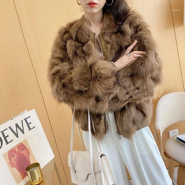 real fur jacket camel cream grey fur collar jackets coat women plus size baseball jacket designing1, Black
real fur jacket camel cream grey fur collar jackets coat women plus size baseball jacket designing1, Black