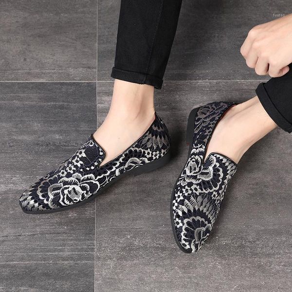 men embroidery dress shoes classic male fashion slip on loafers flat shoes formal wedding party mens zapatos de hombre1, Black
men embroidery dress shoes classic male fashion slip on loafers flat shoes formal wedding party mens zapatos de hombre1, Black