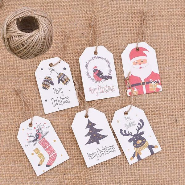christmas decorations 50pcs kraft paper tags with rope handmade diy crafts hang label year xmas party decor gifts wrapping supplies1
christmas decorations 50pcs kraft paper tags with rope handmade diy crafts hang label year xmas party decor gifts wrapping supplies1