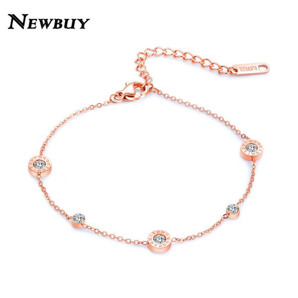 newbuy stainless steel classic roman numerals design women anklets rose gold color ankle bracelet bijoux coquillage t200901, Red;blue
newbuy stainless steel classic roman numerals design women anklets rose gold color ankle bracelet bijoux coquillage t200901, Red;blue