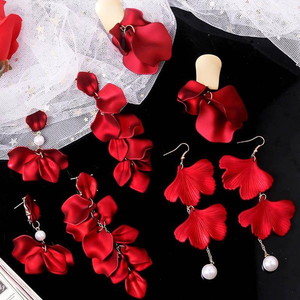 bohemian fashion red resin acrylic earrings for women 2020 trendy boho leaf flower long drop earring party wedding jewelry gifts, Silver
bohemian fashion red resin acrylic earrings for women 2020 trendy boho leaf flower long drop earring party wedding jewelry gifts, Silver
