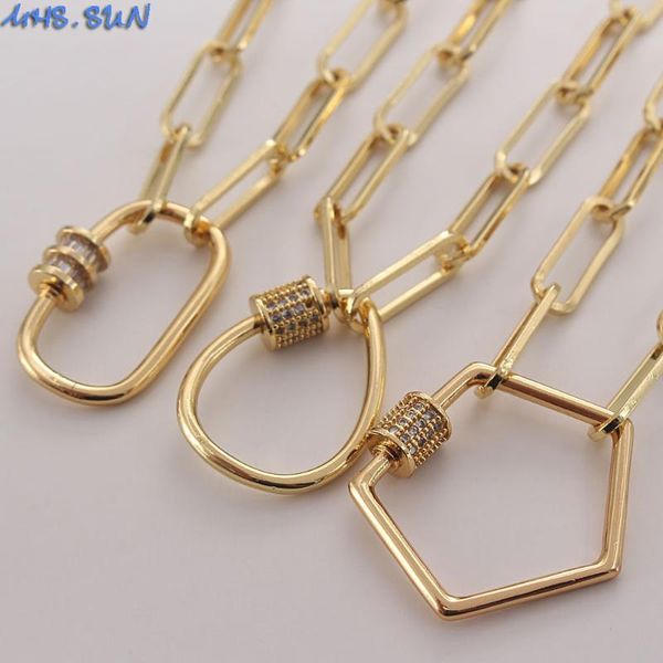 chains mhs.sun geometric pendant mosaic zircon necklace fashion women/girls chunky chain gold color charm cz jewelry 1pcs, Silver
chains mhs.sun geometric pendant mosaic zircon necklace fashion women/girls chunky chain gold color charm cz jewelry 1pcs, Silver