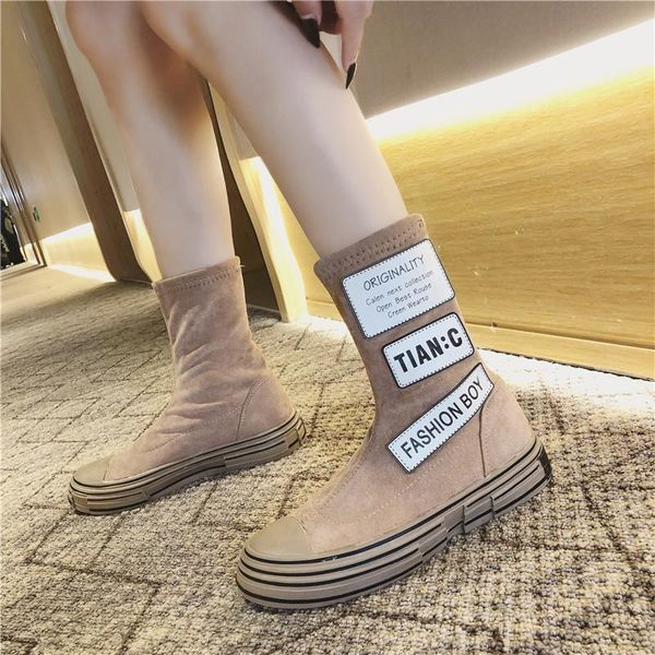 color boots socks shoes women's autumn and winter new fashion casual boots short net red women's, Black
color boots socks shoes women's autumn and winter new fashion casual boots short net red women's, Black
