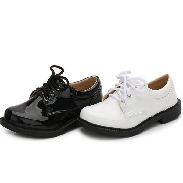 children' fashion leather shoes boy dress shoes child new black white patent leather dress, Black;grey
children' fashion leather shoes boy dress shoes child new black white patent leather dress, Black;grey