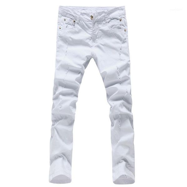 wholesale- 2017 men's fashion leisure straight white jeans men's pants 100% cotton male slim jeans casual pants trousers men1, Blue
wholesale- 2017 men's fashion leisure straight white jeans men's pants 100% cotton male slim jeans casual pants trousers men1, Blue