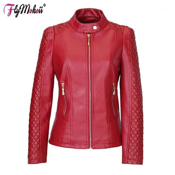 flymokoii women leather jacket spring plus size 4xl 5xl women motor jackets solid slim pu leather lady motorcycle jackets coats1, Black;brown
flymokoii women leather jacket spring plus size 4xl 5xl women motor jackets solid slim pu leather lady motorcycle jackets coats1, Black;brown