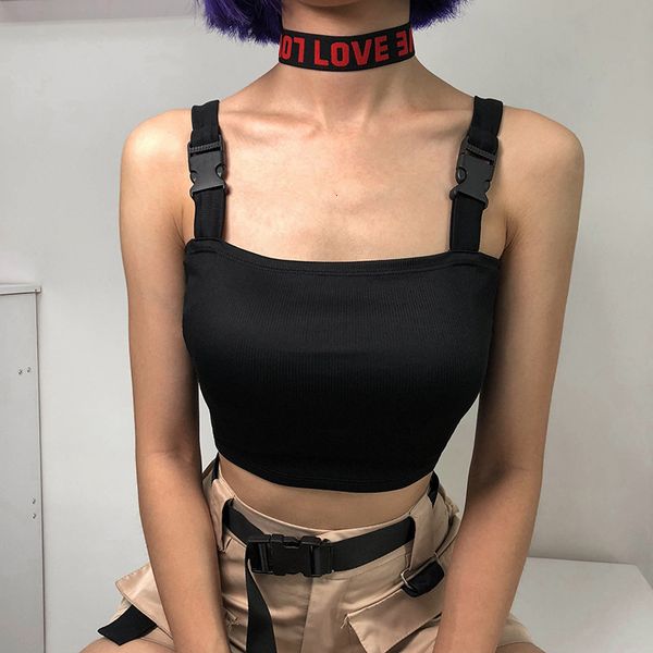 street style buckle tank women fashion suspenders crop vest short 2021 cropped tanks camisole haut femme, White
street style buckle tank women fashion suspenders crop vest short 2021 cropped tanks camisole haut femme, White