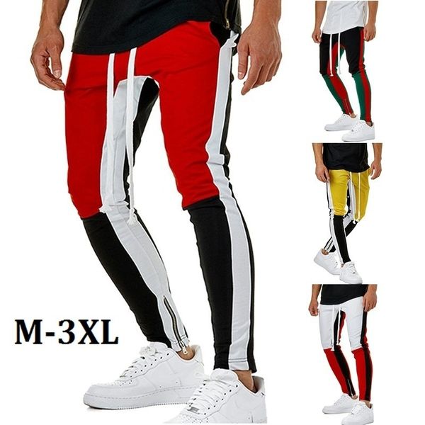 custom men's stitching contrast color slim fit casual pants sports fitness jogging trousers men, Black
custom men's stitching contrast color slim fit casual pants sports fitness jogging trousers men, Black