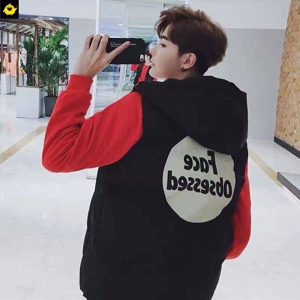 boys' winter vest hooded printing men's korean fashion students' waistcoat, Black;white
boys' winter vest hooded printing men's korean fashion students' waistcoat, Black;white