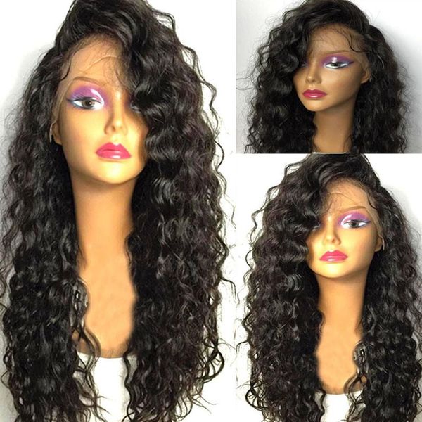 black long curly lace wigs with baby hair for women 13x4 kinky curly hair synthetic lace front wigs heat resistant fiber, Black;brown
black long curly lace wigs with baby hair for women 13x4 kinky curly hair synthetic lace front wigs heat resistant fiber, Black;brown